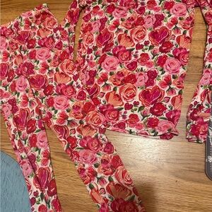 Floral Kids Pajama Set